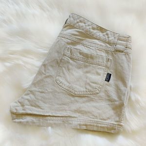 Patagonia striped organic cotton shorts 2" sz 12